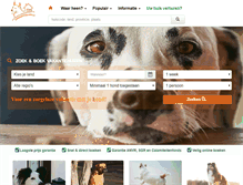 Tablet Screenshot of hondenopvakantie.nl
